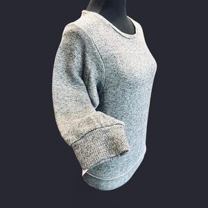Gaudy Me Gray Crew Neck Pullover Sweater Small